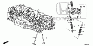 Cylinder head valves, components