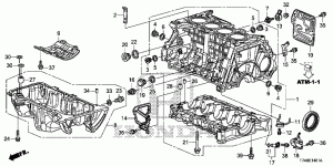 CYLINDER BLOCK/OIL PAN(1. 8L)