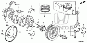 PISTON/CRANKSHAFT(1.8L)