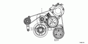 ALTERNATOR BELT(1.8L)