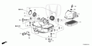AIR CLEANER(1.5L)(SOHC)