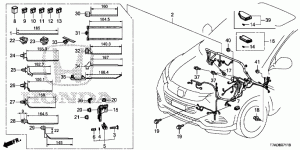 WIRE HARNESS(RH)(2)