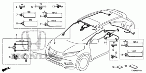 WIRE HARNESS(RH)(5)