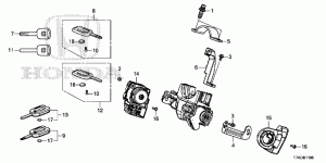 KEY CYLINDER COMPONENTS