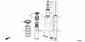 REAR SHOCK ABSORBER(2)