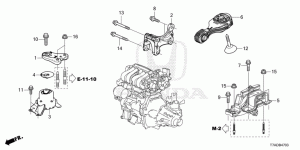 ENGINE MOUNTS(1.5L)(MT)