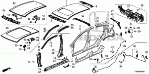 Fuel tank cap, components