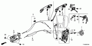 FRONT DOOR LOCKS/OUTER HA NDLE