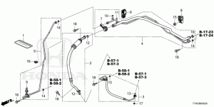 AIR CONDITIONER(HOSES/PIP ES)(1.5L)(SOHC)