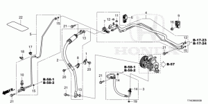AIR CONDITIONER(HOSES/PIP ES)(1.8L)(RH)