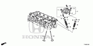 Cylinder head valves, components