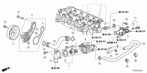 WATER PUMP(1.5L)(SOHC)