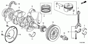 PISTON/CRANKSHAFT(1.8L)