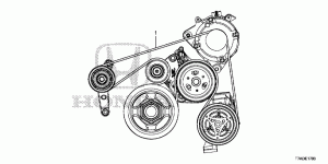 ALTERNATOR BELT(1.8L)