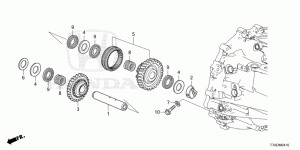 REVERSE GEAR SHAFT