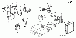 CONTROL UNIT (CABIN) (LH)