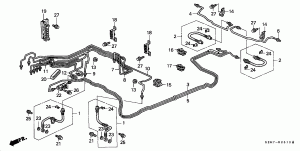 Brake system hose, tube