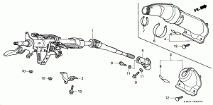 Steering column