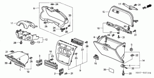 INSTRUMENT PANEL GARNISH (LH)