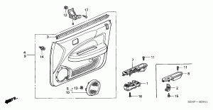 FRONT DOOR LINING (5 DOOR)
