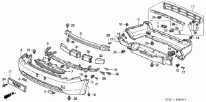 Bumper: front, rear
