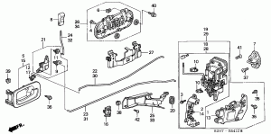 REAR DOOR LOCKS (5 DOOR)