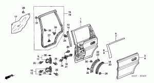 REAR DOOR PANELS (5 DOOR)