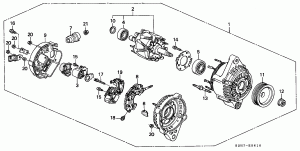 Generator, components