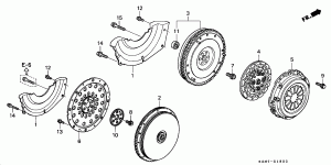 CLUTCH/FLYWHEEL (CVT)