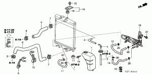 RADIATOR HOSE/RESERVE TAN K