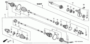 FRONT DRIVESHAFT/ HALF SHAFT