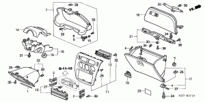 INSTRUMENT PANEL GARNISH (LH)