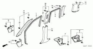 PILLAR GARNISH (5 DOOR)
