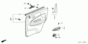 REAR DOOR LINING (5 DOOR)