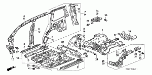 FLOOR/INNER PANELS (5 DOOR)