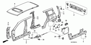 OUTER PANELS/ROOF PANEL (5 DOOR)