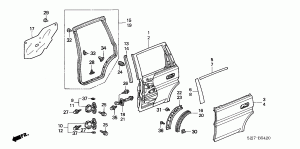 REAR DOOR PANELS (5 DOOR)