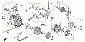A/C compressor clutch
