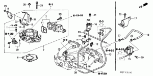 THROTTLE BODY (SOHC)