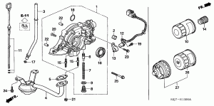 Oil dipstick