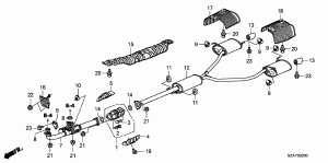 EXHAUST PIPE/SILENCER