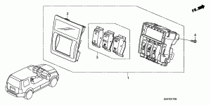 AIR CONDITIONER CONTROL(R EAR)