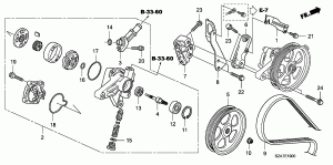 POWER STEERING PUMP/BRACK ET