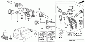 COMBINATION SWITCH (RH)