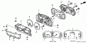 COMBINATION METER COMPONENTS