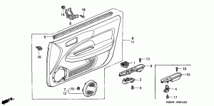 FRONT DOOR LINING (3 DOOR )