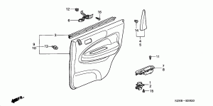 REAR DOOR LINING