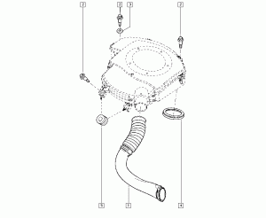 Conductă alimentare aer motor