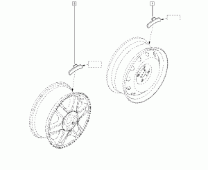 Wheel balance weights