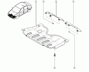 Piese compartiment motor